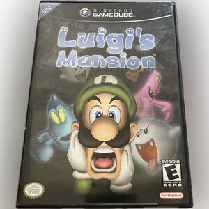Nintendo Luigi's Mansion GameCube Game Black